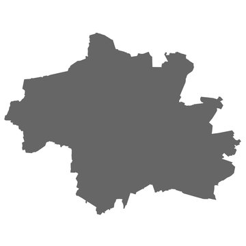 M&uuml;nchen in grau -Vektor