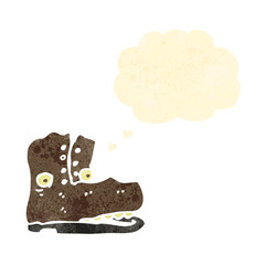 retro cartoon boot