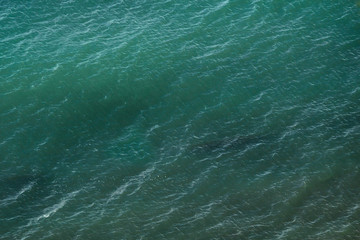 Sea water abstract texture from the top view