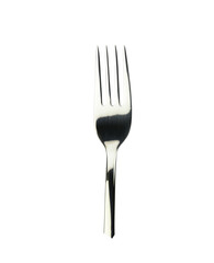 Silver Fork isolated on white.