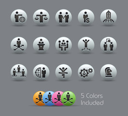 Naklejka premium Planing Success and Business Strategies -- Pearly Series