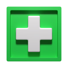 3d pharmacy symbol