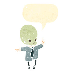 spooky ghoul retro cartoon
