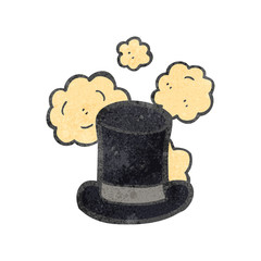 retro cartoon top hat