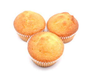 cupcakes on a white background