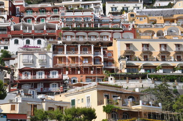 Positano town on Amalfi Coast, Italy