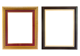 Vintage frames isolate, use for picture frame