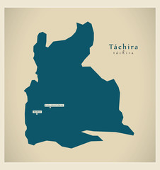 Modern Map - Tachira VE