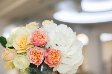flowers at the wedding