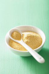 vegan nutritional yeast flakes in bowl