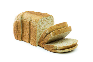 Whole wheat bread loaf