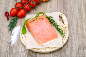 Salted salmon