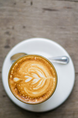 Coffee cup with tree patter