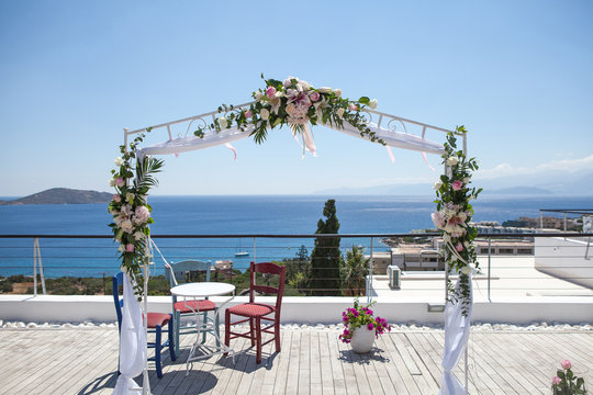 Wedding event. Greece, Crete..