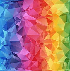Obraz premium Colorful Polygonal Mosaic Background, Creative Design Templates