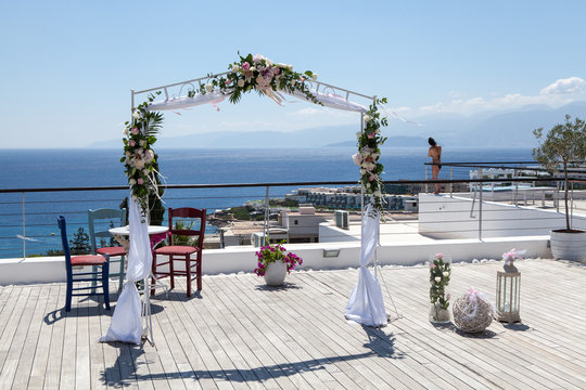 Wedding event. Greece, Crete.