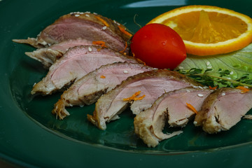 Roasted duck breast