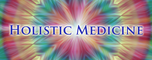Holistic medicine banner design