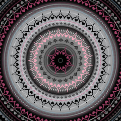Mandala. Indian decorative pattern.