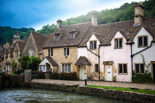 Cotswold Village Of Castle Combe, England