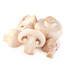 Fototapeta na wymiar Shiitake mushroom on the White background