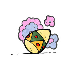 retro cartoon easter egg