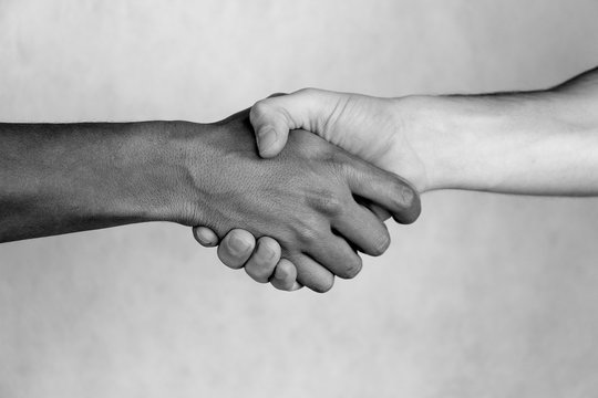 Handshake between friends