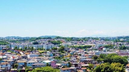 横浜　郊外の町