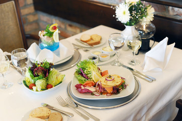 Varieties of Seafood on the table