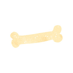 retro cartoon bone