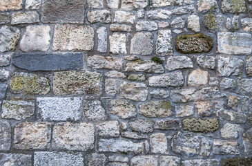 Part of a castle stone wall, for background or texture