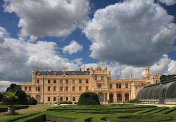Fototapeta premium Castle Lednice in Czech Republic,Europe, Unesco world heritage