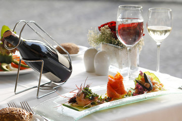 Varieties of Seafood on the table