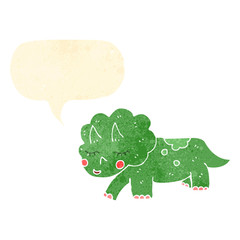 retro cartoon dinosaur