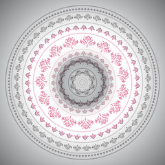 Mandala. Indian decorative pattern.