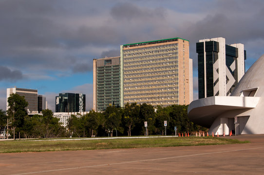 Buildings of the South Banking Sector of Brasilia City
