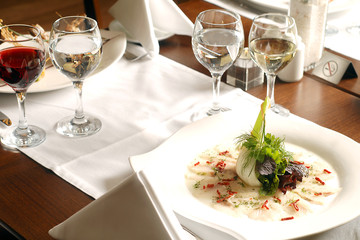 Varieties of Seafood on the table