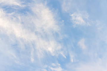 blue sky and cloud stripe