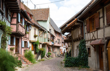 Nahe Eguisheim mit Strasse