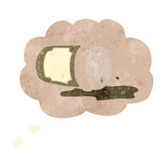 retro cartoon take out coffee symbol