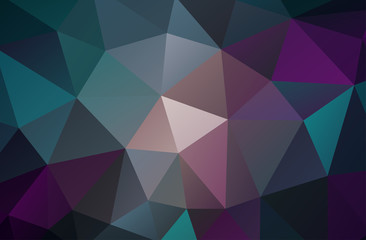 Abstract geometric background consists of triangles