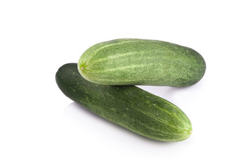 Cucumber isolated on white background