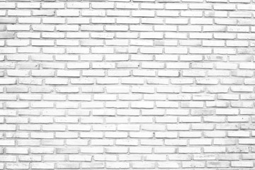 Fototapeta na wymiar White brick wall