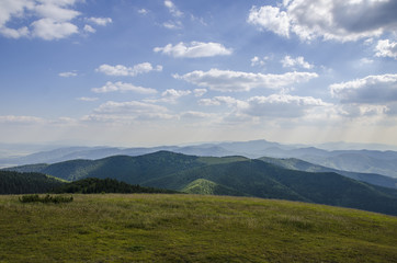 Fototapeta na wymiar Slovakian mountains in summer.