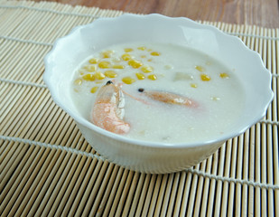 Corn crab soup