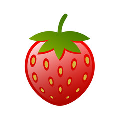 Vector Illustration of a Fresh Strawberry