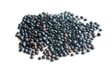 Beluga. Black lentil.