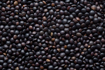Beluga. Black lentil.