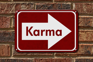 Obraz premium Karma Sign