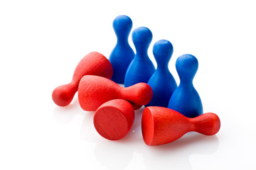 Team competition finish